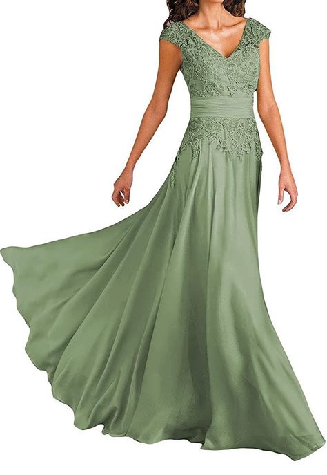 green mother of bride dresses